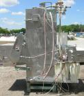 Used Oberlin Automatic Pressure Filter, model OPF-4, stainless steel and carbon steel construction. 4 square feet filter area. 28'' wide x 60'' long belt. Approximate press area 25'' x 29''. Bottom d...