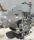Used Oberlin Automatic Pressure Filter, Model OPF-4, Carbon Steel. 4 Square feet filter area. Approximate press area 24