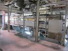 Used Pannevis Vacuum Belt Filter, RT type 0575, 6 square meters. Stainless steel construction on product contact parts. 24'4