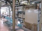 Used Pannevis Vacuum Belt Filter, RT type 0575, 6 square meters. Stainless steel construction on product contact parts. 24'4
