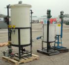 Used Pannevis RT Pilot Horizontal Vacuum Filter. Approximate 0.1 square meter (1.0 square foot) filtration area. Polypropylene /316 stainless steel construction. 8’’ wide x 62’’ long cloth belt, driv...