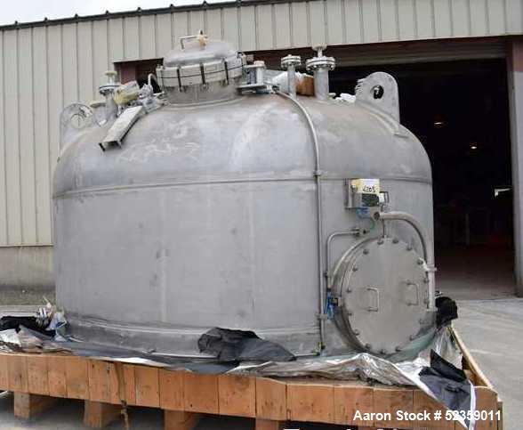 Used 3V Tech SPA Filtro 1000 FPP/FF Filter Agitated Nutsche Filter. 316 Stainless Steel. Capacity 10,946.99 square feet. Internal rated 50 psi / FV at 212 degrees F. 10.17 Square meter filtering area...