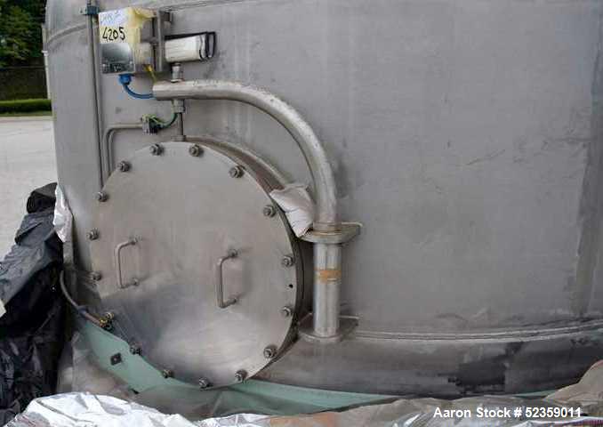 Used 3V Tech SPA Filtro 1000 FPP/FF Filter Agitated Nutsche Filter. 316 Stainless Steel. Capacity 10,946.99 square feet. Internal rated 50 psi / FV at 212 degrees F. 10.17 Square meter filtering area...