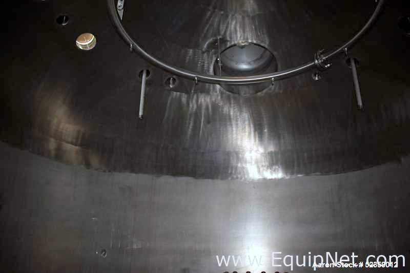 Used 3V Tech SPA Filtro 1000 FPP/FF Filter Agitated Nutsche Filter. 316 Stainless Steel. Capacity 10,946.99 square feet. Internal rated 50 psi / FV at 212 degrees F. 10.17 Square meter filtering area...