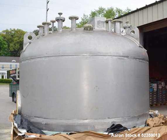 Used 3V Tech SPA Filtro 1000 FPP/FF Filter Agitated Nutsche Filter. 316 Stainless Steel. Capacity 10,946.99 square feet. Internal rated 50 psi / FV at 212 degrees F. 10.17 Square meter filtering area...
