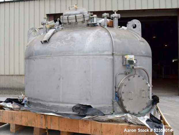 Used 3V Tech SPA Filtro 1000 FPP/FF Filter Agitated Nutsche Filter. 316 Stainless Steel. Capacity 10,946.99 square feet. Internal rated 50 psi / FV at 212 degrees F. 10.17 Square meter filtering area...