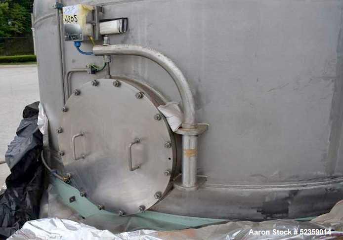 Used 3V Tech SPA Filtro 1000 FPP/FF Filter Agitated Nutsche Filter. 316 Stainless Steel. Capacity 10,946.99 square feet. Internal rated 50 psi / FV at 212 degrees F. 10.17 Square meter filtering area...