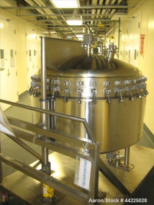 Used American Alloy Fab Pressure Nutsche Filter, Hastelloy Construction. Internal rated 60 psi at 302 degrees F. jacket rated 75 psi at 266 degrees F. (4) Legs on cart. Built 2009, serial #5939, Nati...