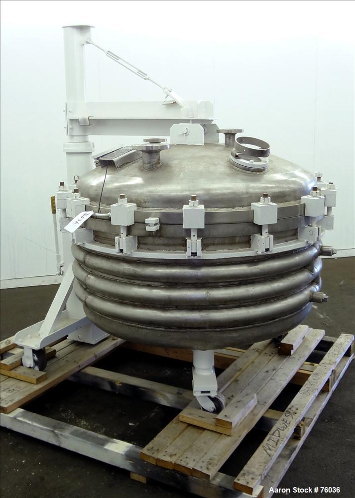 Used Stainless Steel Baeurle & Morris Nutsche Filter