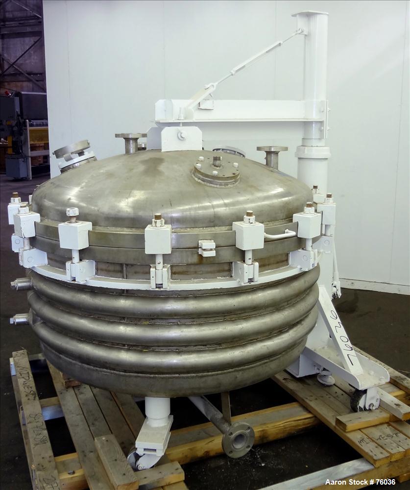 Used Stainless Steel Baeurle & Morris Nutsche Filter