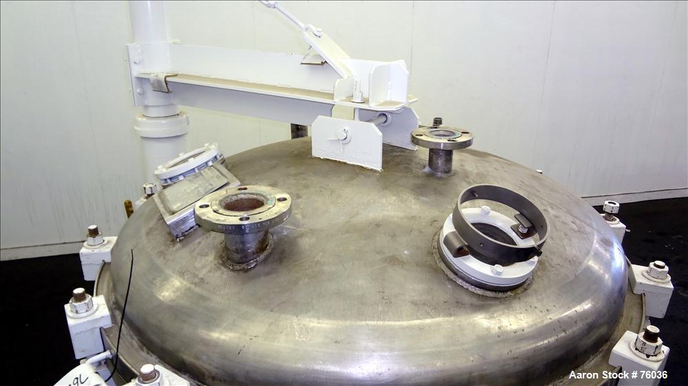 Used Stainless Steel Baeurle & Morris Nutsche Filter