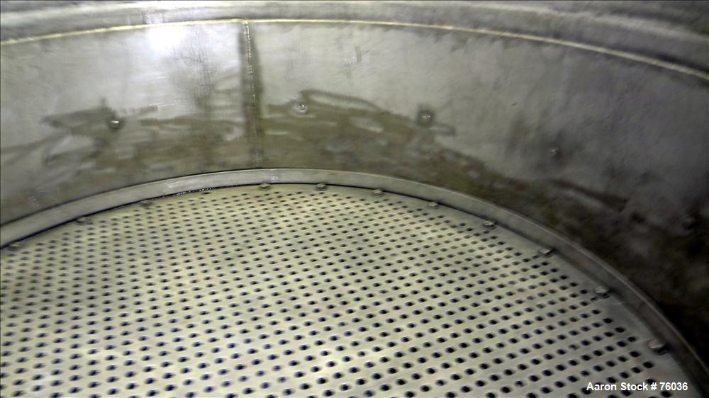 Used Stainless Steel Baeurle & Morris Nutsche Filter