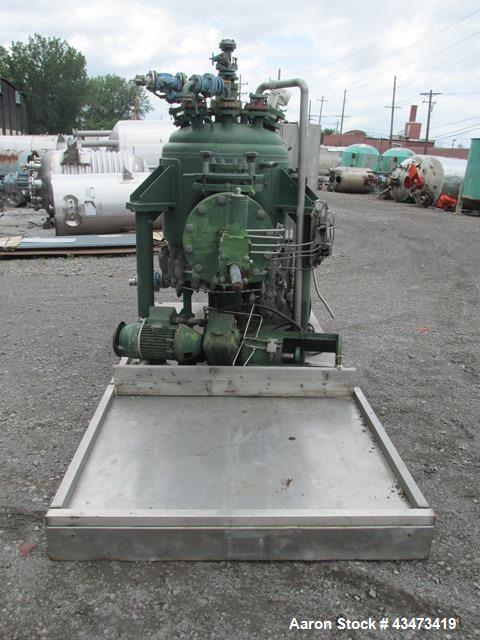 Used 3V Cogeim Glass Lined Nutsche Filter, 0.38 Square Meter, Type FPP PILOTA SMALTATO. Approximately 700 mm inner vessel diameter. Internal rated 90 psi & Full Vacuum at 392 degrees F. Jacket rated ...