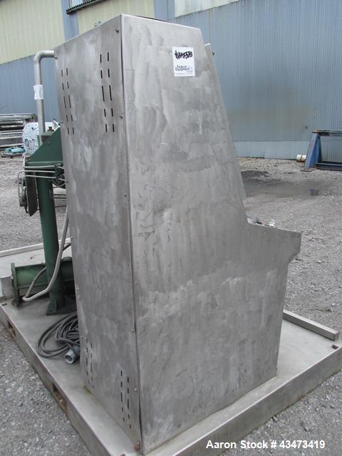 Used 3V Cogeim Glass Lined Nutsche Filter, 0.38 Square Meter, Type FPP PILOTA SMALTATO. Approximately 700 mm inner vessel diameter. Internal rated 90 psi & Full Vacuum at 392 degrees F. Jacket rated ...