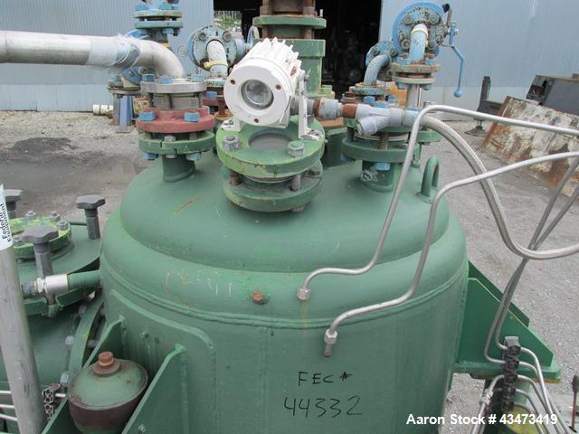 Used 3V Cogeim Glass Lined Nutsche Filter, 0.38 Square Meter, Type FPP PILOTA SMALTATO. Approximately 700 mm inner vessel diameter. Internal rated 90 psi & Full Vacuum at 392 degrees F. Jacket rated ...
