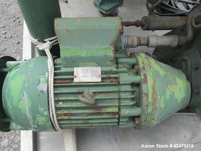 Used 3V Cogeim Glass Lined Nutsche Filter, 0.38 Square Meter, Type FPP PILOTA SMALTATO. Approximately 700 mm inner vessel diameter. Internal rated 90 psi & Full Vacuum at 392 degrees F. Jacket rated ...