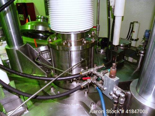 Used 3V Cogeim Filter Dryer, 4 Square Meter, Model FPP/SD 400 FM, Hastelloy C-276. 7000 Liter capacity. Approximately 90'' diameter x 52'' straight side. Dished top, flat removable bottom with filter...