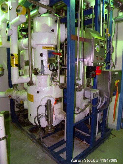 Used 3V Cogeim Filter Dryer, 4 Square Meter, Model FPP/SD 400 FM, Hastelloy C-276. 7000 Liter capacity. Approximately 90'' diameter x 52'' straight side. Dished top, flat removable bottom with filter...