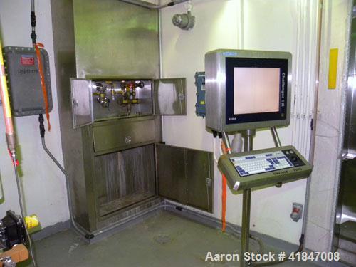 Used 3V Cogeim Filter Dryer, 4 Square Meter, Model FPP/SD 400 FM, Hastelloy C-276. 7000 Liter capacity. Approximately 90'' diameter x 52'' straight side. Dished top, flat removable bottom with filter...