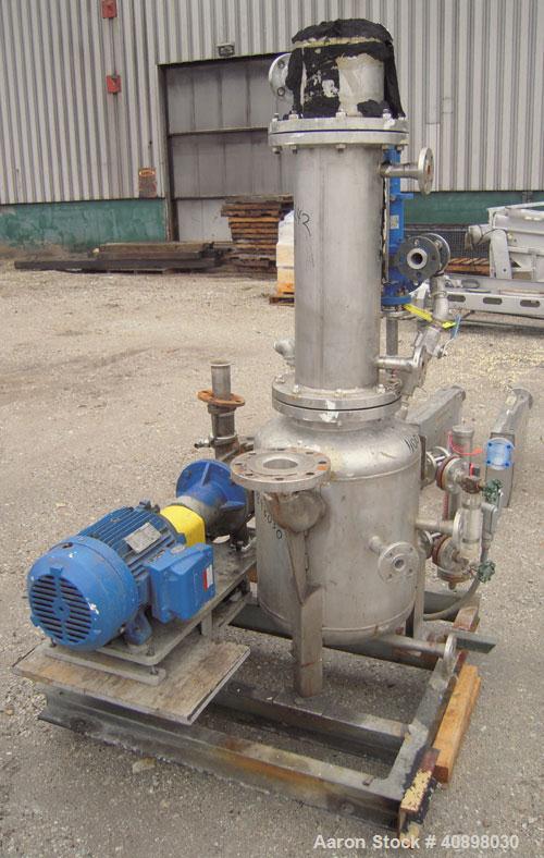 Used Cogeim 1.5 Square Meter Filtro-Dry Agitated Nutsche Filter Dryer, Model FPP 150 FMD. 316L stainless steel construction, 2000 liter capacity, rated 3.45 bar (50 psi) and full vacuum at -29/+180 C...