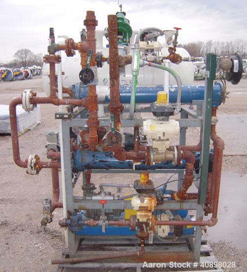 Used Cogeim 3 Square Meter Filtro-Dry Agitated Nutsche Filter Dryer, Model FPP 300 FMD. 316L stainless steel construction, 4600 liter capacity, rated 3.45 bar (50 PSI) and full vacuum at -29/+180 C i...