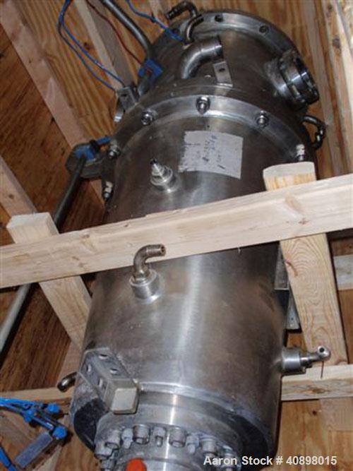 Used Cogeim Nutsche 3 square meter Filtro-Dry agitated Nutsche filter dryer, model FPP 300 TD/FM SIDE DISCHARGE, stainless steel construction, 4600 liter capacity, rated 3.45 bar (50 psi) and full va...