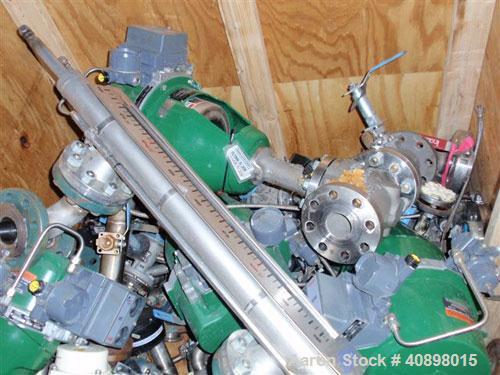 Used Cogeim Nutsche 3 square meter Filtro-Dry agitated Nutsche filter dryer, model FPP 300 TD/FM SIDE DISCHARGE, stainless steel construction, 4600 liter capacity, rated 3.45 bar (50 psi) and full va...