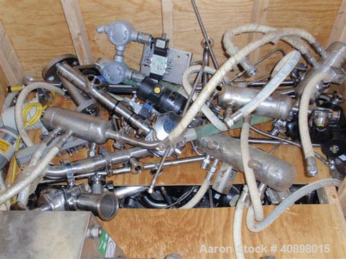 Used Cogeim Nutsche 3 square meter Filtro-Dry agitated Nutsche filter dryer, model FPP 300 TD/FM SIDE DISCHARGE, stainless steel construction, 4600 liter capacity, rated 3.45 bar (50 psi) and full va...