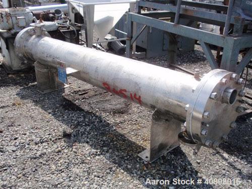 Used Cogeim Nutsche 3 square meter Filtro-Dry agitated Nutsche filter dryer, model FPP 300 TD/FM SIDE DISCHARGE, stainless steel construction, 4600 liter capacity, rated 3.45 bar (50 psi) and full va...