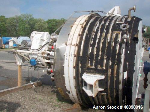 Used Cogeim 4 Square Meter Agitated Nutsche Filter Dryer, Model FPP 400 FF/D