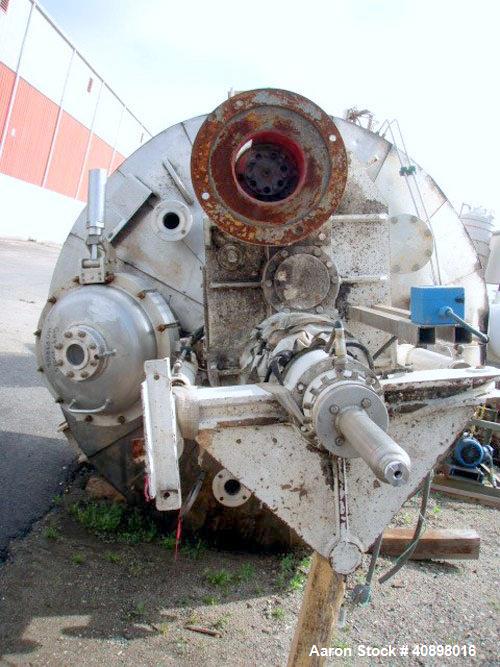 Used Cogeim 4 Square Meter Agitated Nutsche Filter Dryer, Model FPP 400 FF/D