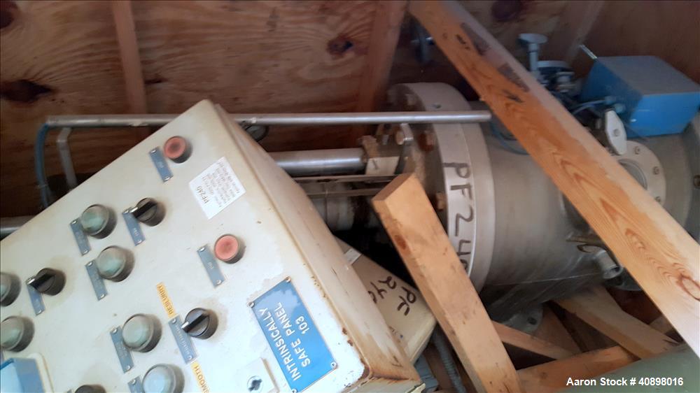 Used Cogeim 4 Square Meter Agitated Nutsche Filter Dryer, Model FPP 400 FF/D