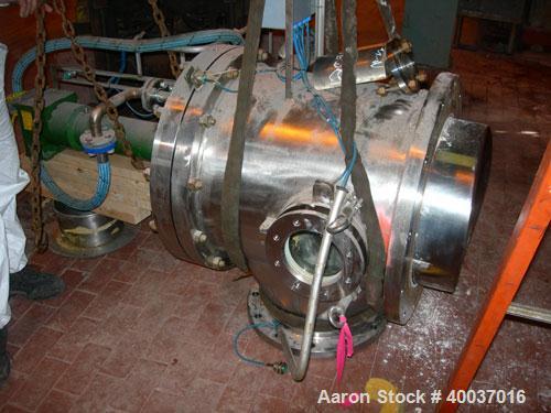 Used 3V Cogeim Filter Dryer, Model FILTRODRY FPP500 XD/FM, Hastelloy C22 product contact areas. Approximately 5 square meter. 102'' diameter x 62'' straight side, dished top, bolt on flat bottom. Int...