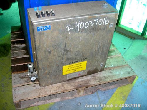 Used- 3V Cogeim Filter Dryer, Model FILTRODRY FPP500 XD/FM, Hastelloy C22 product contact areas. Approximately 5 square mete...