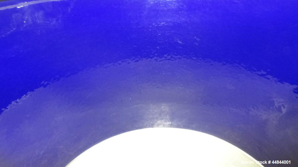 Used De Dietrich Glass Lined Pressure Nutsche Filter, Approximate 0.28 Square Meter, 3008 Blue Glass. Approximate 23-5/8"  x 17" deep top section, bottom section approximate 6" straight side, dished ...