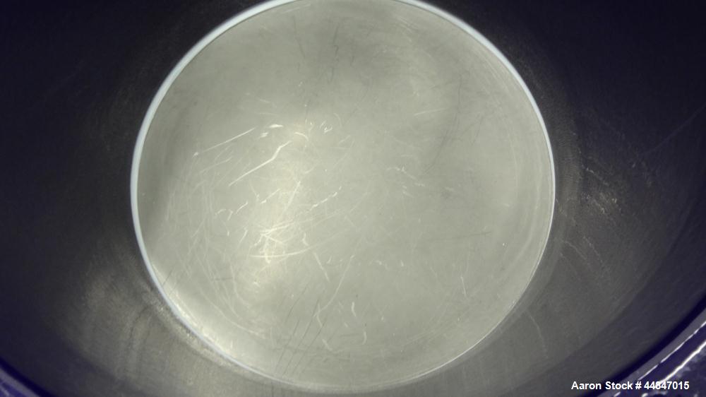 Used De Dietrich Glass Lined Pressure Nutsche Filter, Approximate 0.28 Square Meter, 3009 Blue Glass. Approximate 23-5/8" x 17" deep top section, bottom section approximate 6" straight side, dished b...