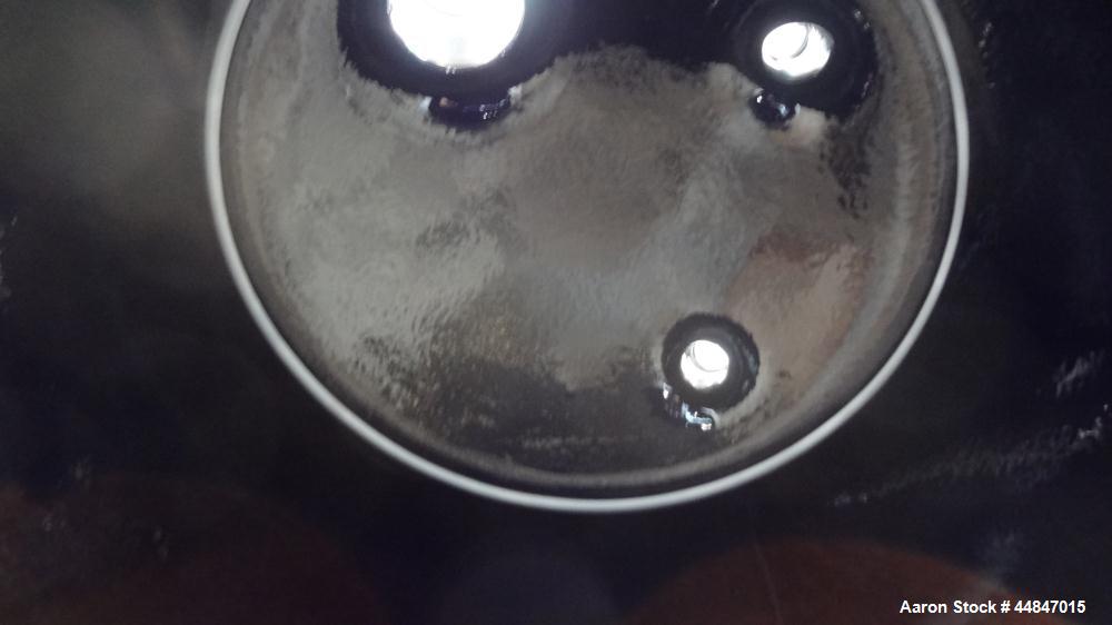 Used De Dietrich Glass Lined Pressure Nutsche Filter, Approximate 0.28 Square Meter, 3009 Blue Glass. Approximate 23-5/8" x 17" deep top section, bottom section approximate 6" straight side, dished b...