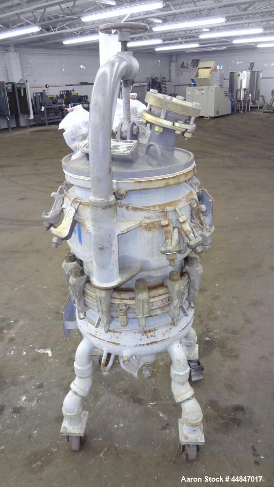 Used DeDietrich Glass Lined Pressure Nutsche Filter