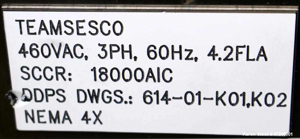 Used De Dietrich Rosenmund Nutsche Filter, Model 32-294L.