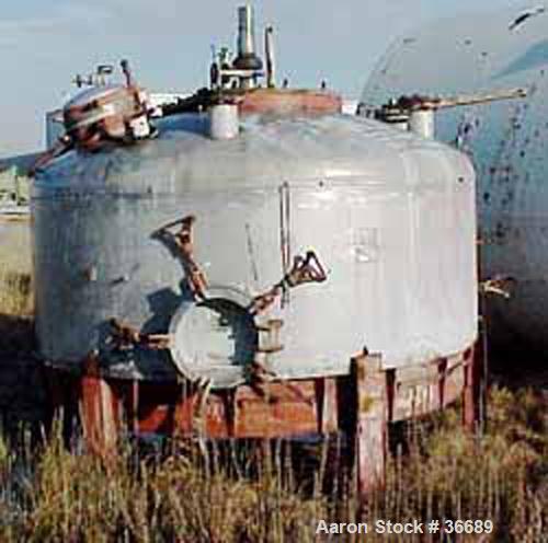 Used Duriron Company Pressure Nutsche Filter, 7.1 Square Meter (77 Square Feet), 316 Stainless Steel. 120'' Diameter x 40'' straight side, dished top head, flat bottom. Internal rated 75 psi at 150 d...