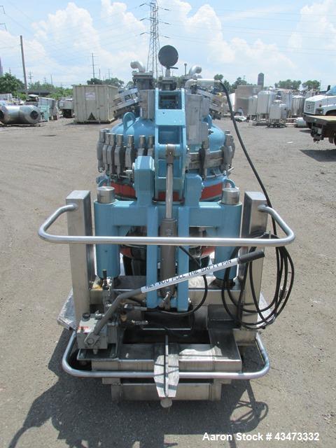 Used Estrella Glass Lined Nutsche Filter, 0.5 Square Meter, Type 32. 32" Diameter internal rated 50 psi & Full Vacuum at 350 degrees F. Jacket rated 100 psi at 350 degrees F. 103.5 Gallon capacity, r...