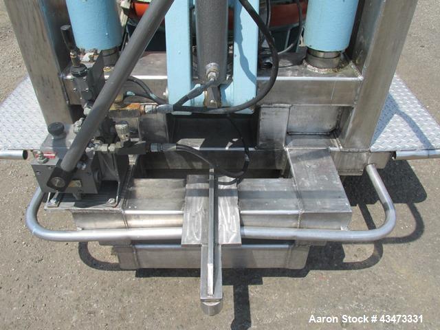 Used Estrella Glass Lined Nutsche Filter, 0.78 Square Meter, Type 40. 40" Diameter internal rated 50 psi & Full Vacuum at 350 degrees F. Jacket rated 100 psi at 350 degrees F. 176 Gallon capacity, re...
