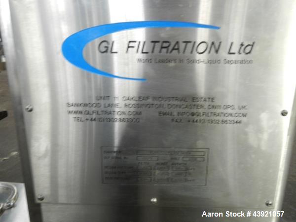 Used GL Filtration Nutsche Filter Dryer, Model FD-80
