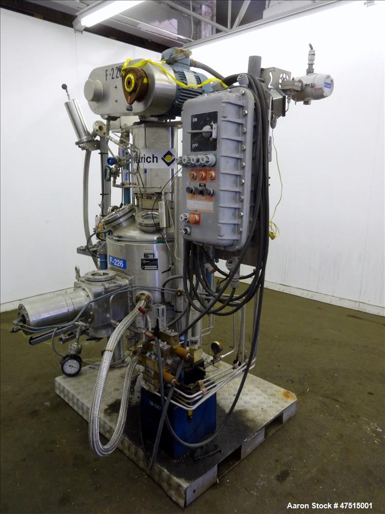 Used Guedu Pilot Filter Dryer, Approximately .24 meter, 316 Stainless Steel.