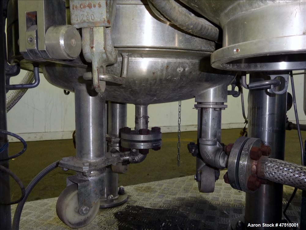 Used Guedu Pilot Filter Dryer, Approximately .24 meter, 316 Stainless Steel.
