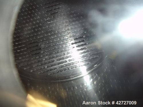 Used Steri Technologies Pressure Nutsche Filter, 0.129 Square Meter, Hastelloy C276. 16" Diameter x 18" straight side, flat bolt on top, dish removable bottom, rated 100 psi and full vacuum at 350 F ...