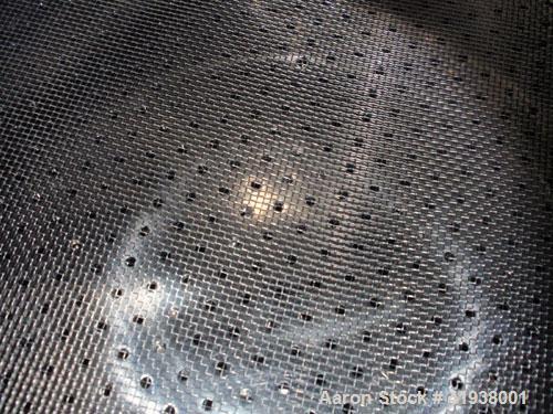 Used Northland Stainless Pressure Nutsche Filter, 0.6 square meter, Hastelloy C-276. 36" diameter x 6" straight side, bolt on removable top, dish bottom. Internal rated 150 psi and full vacuum at 350...