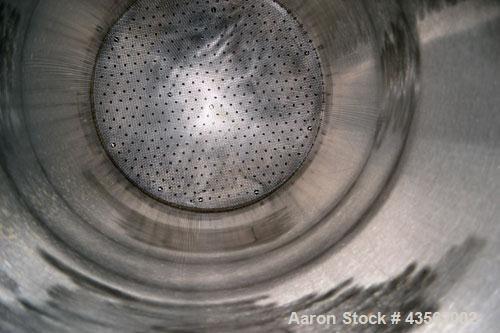 Used 75 Gallon Northland Stainless Rotating Pressure Nutsche Style Filter, Stai