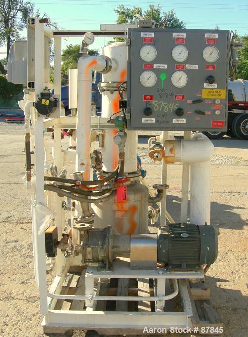 USED: Northland Stainless portable pressure Nutsche type filter, approximately 1.5 square meter, 316L stainless steel. Approximately 60" diameter x 24" straight side. Dish bolt on top, dish bottom. I...