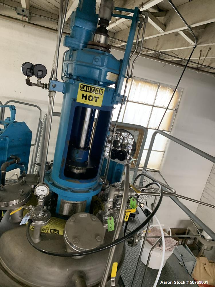Used Sparkler Nutsche Filter Dryer,  316 Stainless Steel. Model WD-03. 0.5 sqft